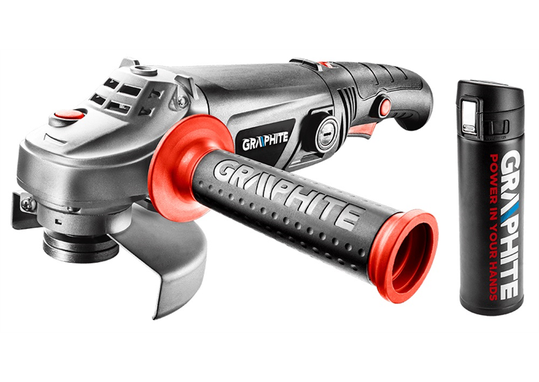Winkelschleifer + kleine Thermosflache Graphite 59G097-PSG