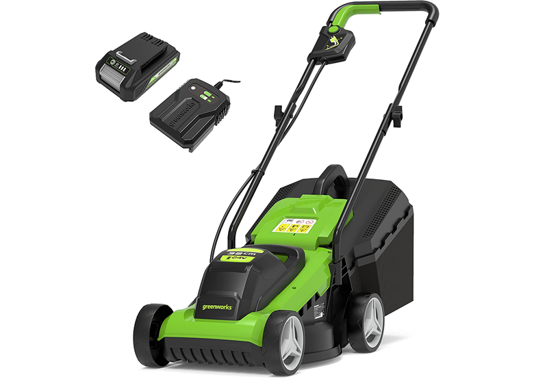 Akku-Rasenmäher Greenworks G24LM33K2