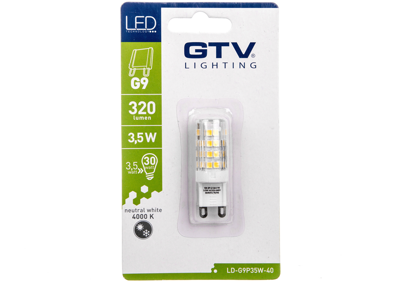 LED-Leuchtmittel GTV LD-G9P35W-40
