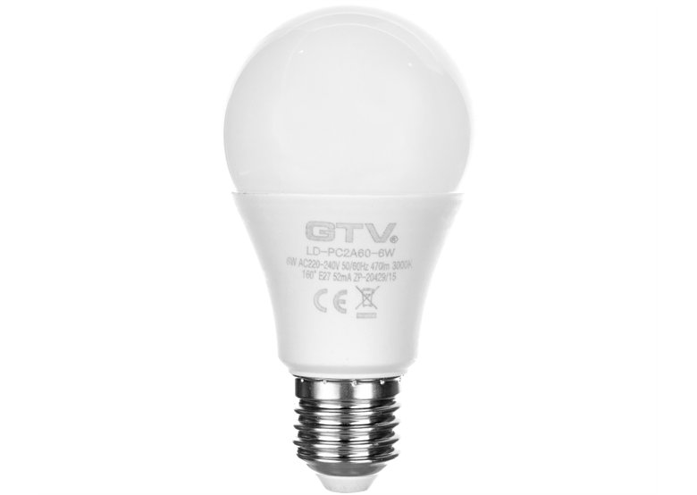 LED-Leuchtmittel GTV LD-PC2A60-6W