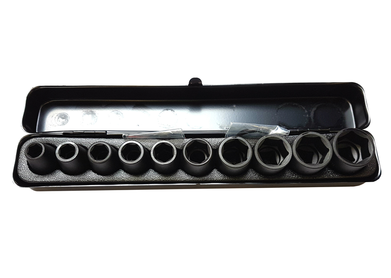 Kraftstecknuss Set 1/2" 10-teilig Hikoki 751879