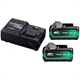 Zwei MultiVolt-Batterien 36/18V, 4,0/8,0Ah Hikoki BSL36B18X x 2