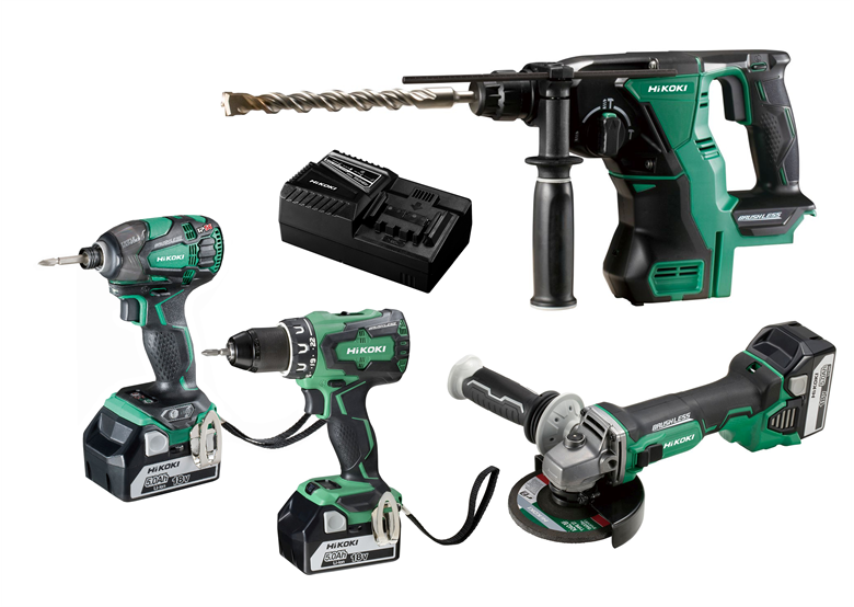 Werkzeugset 18V Hikoki KC18DG4L WDZ 3x5.0Ah