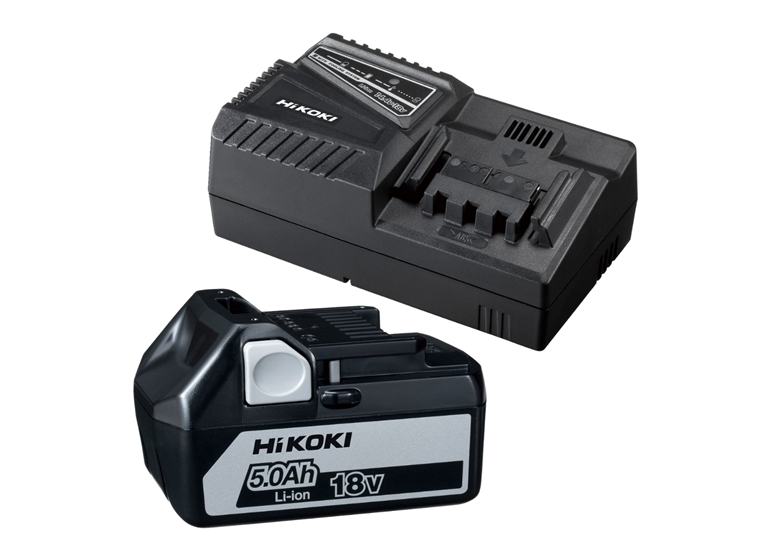Ladegerät + Akku 18V 5,0Ah Hikoki UC18YFSL WAZ