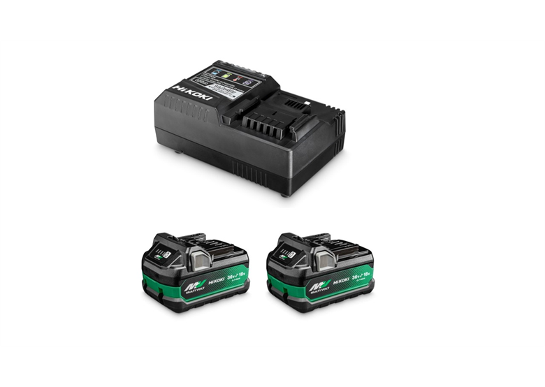NETZWERK-LADEGERÄT + BATTERIEN Hikoki UC18YSL3 WHZ