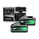 18-V-Starter-Set: 2 Akkus à 4,0 Ah (BSL36B18X) + Ladegerät (UC18YSL3) Hikoki UC18YSL3 WJZ
