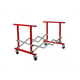 Klapptisch, mobiles Gestell Holzmann KB100TWIN