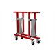 Klapptisch, mobiles Gestell Holzmann KB100TWIN