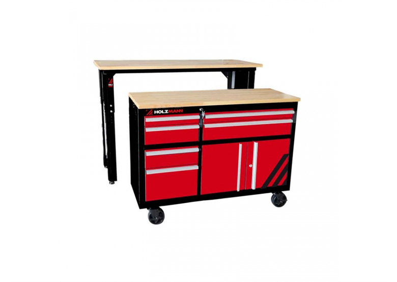 Werkbank und Werkzeugschrank Holzmann WEWA1216SET