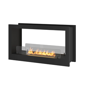 Eingebauter Bio-Kamin Infire 2 SIDE 900