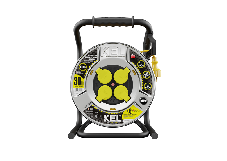 Spulenverlängerungskabel KEL PB-HEAVY/D/K/3X1,5/H07RN-F-żółty