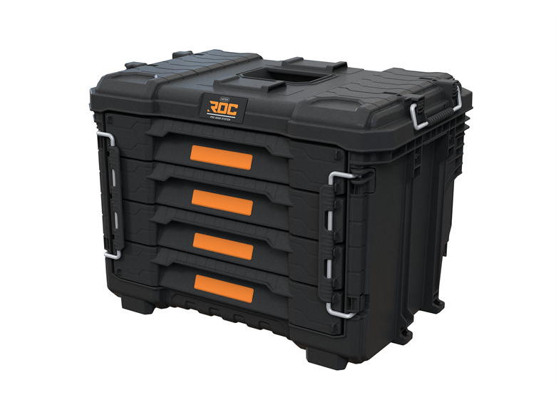 XL-Box mit 4 Schubladen Keter ROC PRO GEAR 2.0
