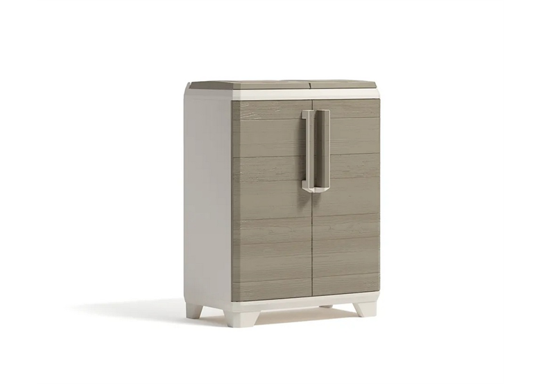 Abfallsortierschrank Keter Split Premium Wood