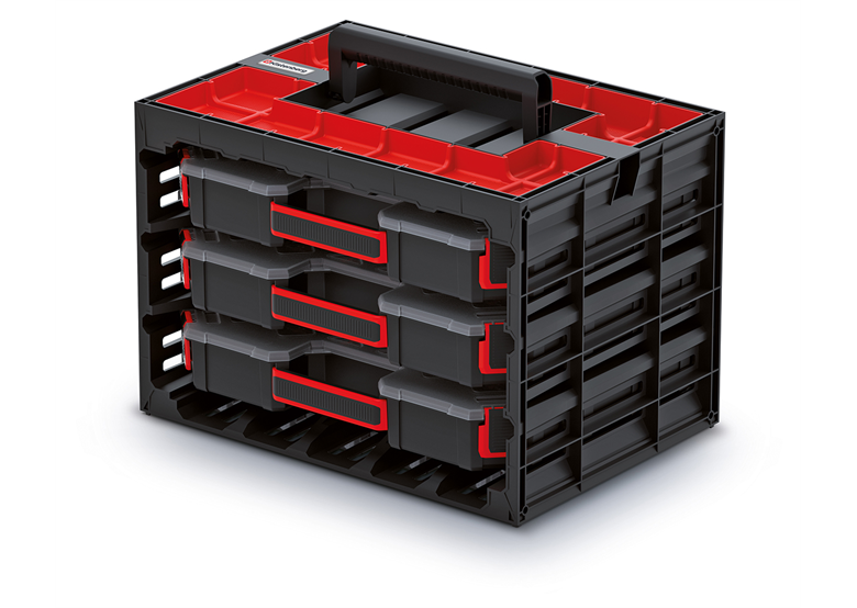 Werkzeugkasten mit herausnehmbaren Organizern Kistenberg TAGER CASE KTC40306B