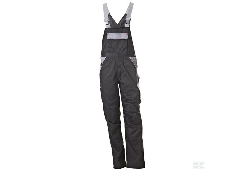 Latzhose L GWB, grau-schwarz Kramp 042127