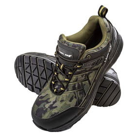 Gestrickte Ripstop-Camouflageschuhe grün, S2 SRC, 42, CE Lahti Pro L3043042