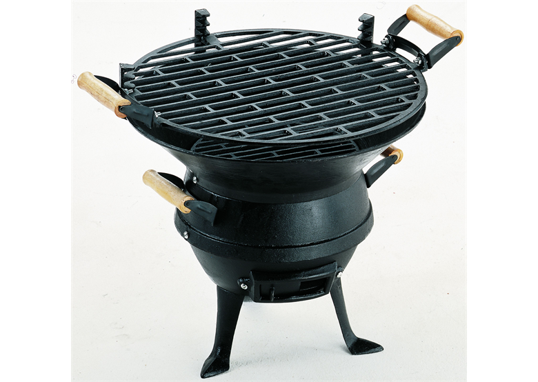 Garten- Grill gusseisern Fässchen CLASSIC 36 cm Landmann 0630_LDM