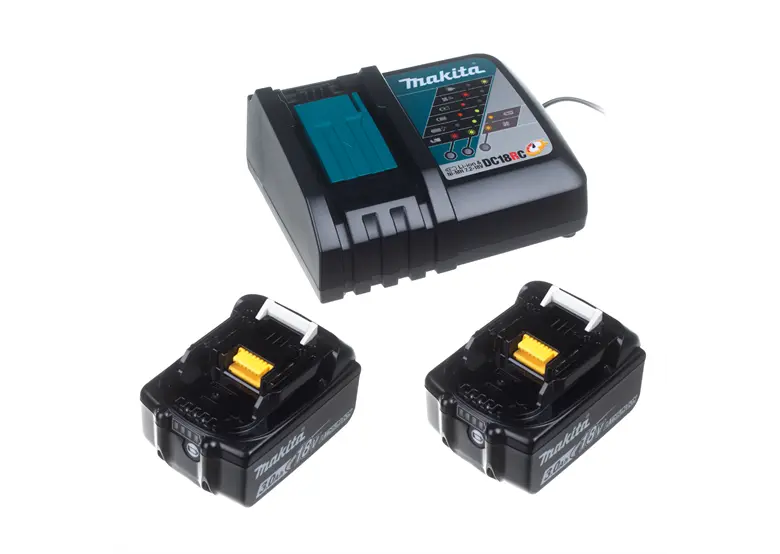 Akku 18V 3,0Ah (x2) und Ladegerät Makita 197952-5