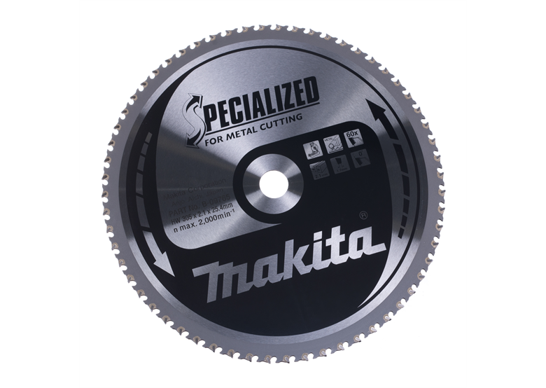 Sägeblatt für Aluminium 305x25,4mm T60 Makita B-09765