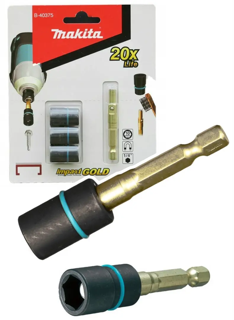 Steckschlüssel 10mm mit austauschbaren Griff, 3 St. Makita B-40375