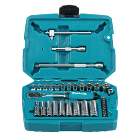 Steckschlüsselset, 1/4", 34St. Makita B-65567