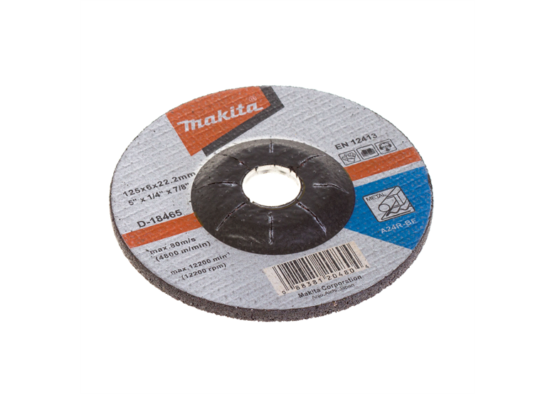 Schleiftrennscheibe für Metall A24R gewölbt Makita D-18465