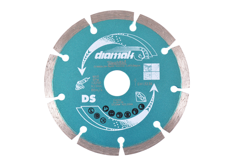 Diamanttrennscheibe 125mm 10 Stück Makita D-61139-10