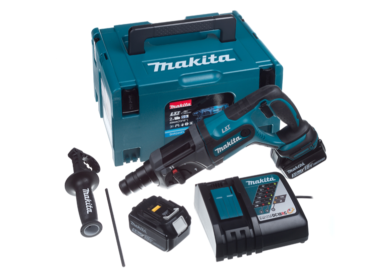 Bohrhammer Makita DHR241RTJ 2x5,0Ah MAKPAC 3