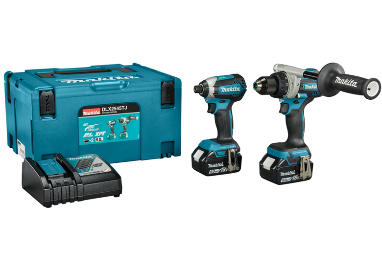 Werkzeugset 18V Makita DLX2545TJ 2x5.0Ah
