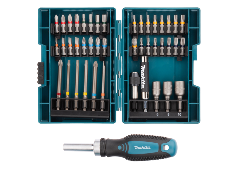 Bit-Set mit Halter, 44-teilig Makita E-25096