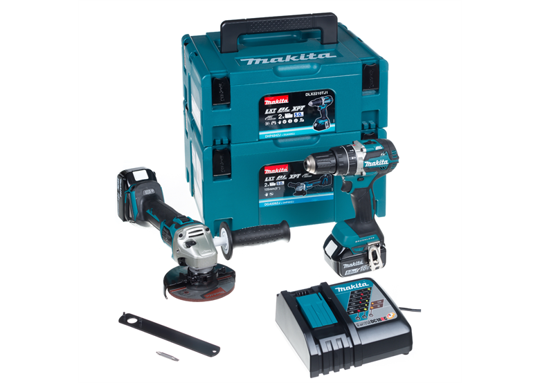 Werkzeugset 18V Makita LXT DLX2210TJ1 2x5.0Ah