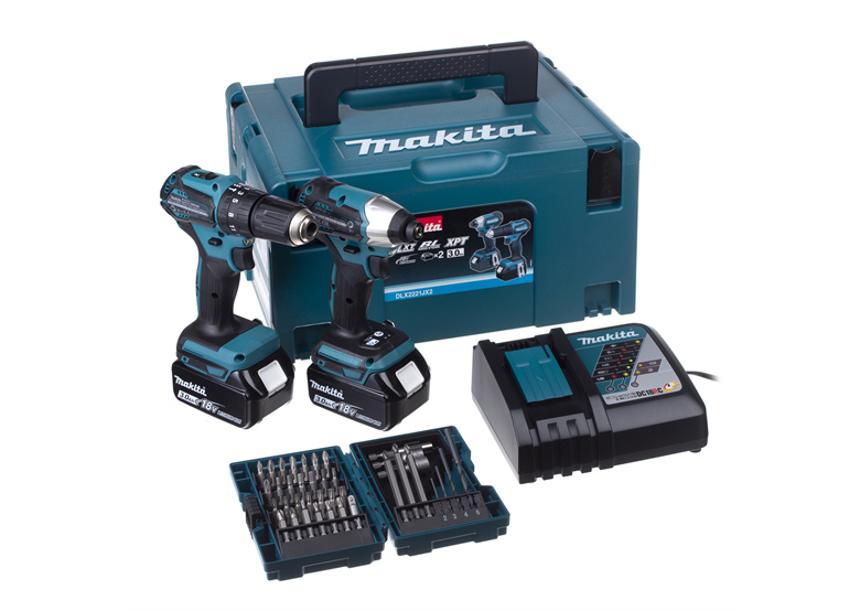 Werkzeugset 18V Makita LXT DLX2221JX2 2x3.0Ah