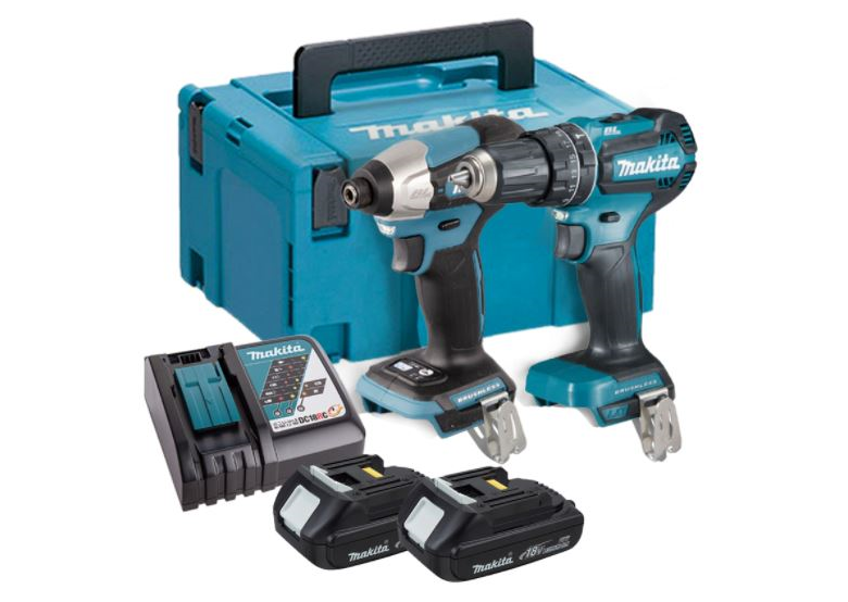 Werkzeugset 18V Makita LXT DLX2414AJ 2x2.0Ah