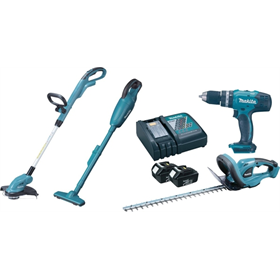 Werkzeugset 18V Makita LXT DLX4093 2x3.0Ah