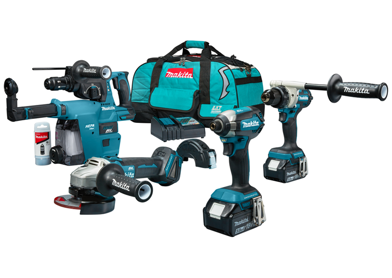 Werkzeugset 18V Makita LXT DLX4194TX1 2x5.0Ah