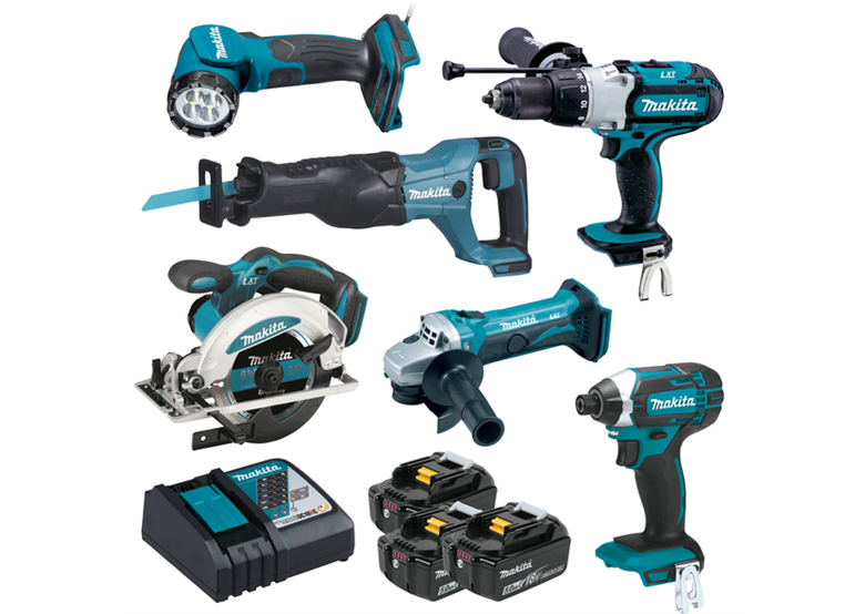 Werkzeugset 18V Makita LXT DLX6105T 3x5.0Ah