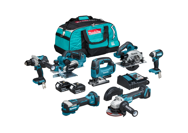 Werkzeugset 18V Makita LXT DLX7019TX1 2x5.0Ah