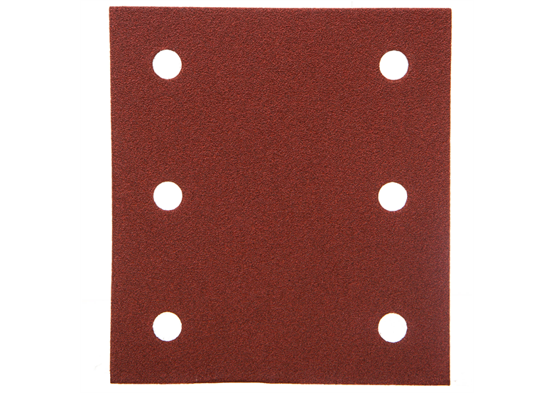 Schleifpapier Klett 114 x 102 mm (6 Löcher) Körnung 100, 50 Stück Makita P-42444