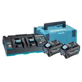 Starter-Set Makita XGT 2xBL4050F+DC40RB
