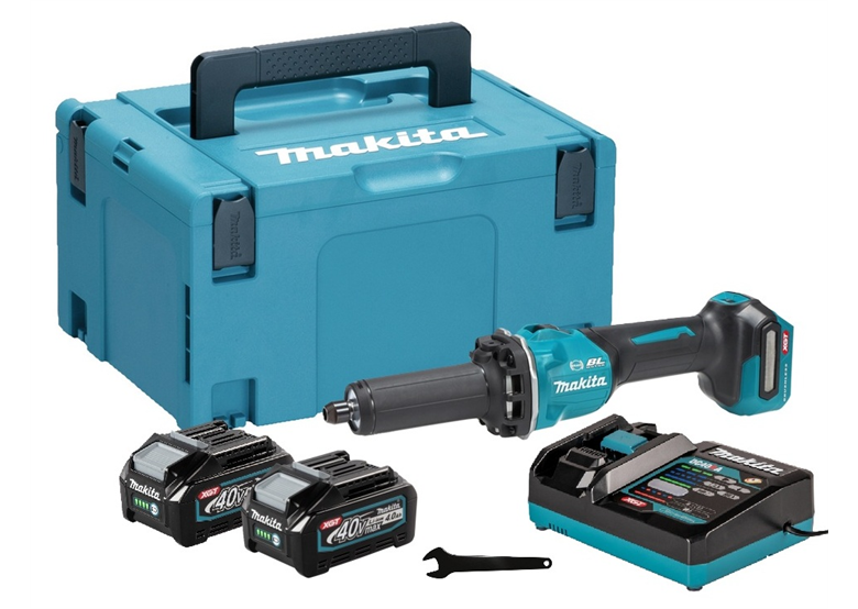 Geradschleifer Makita XGT GD001GM201 2x4.0Ah