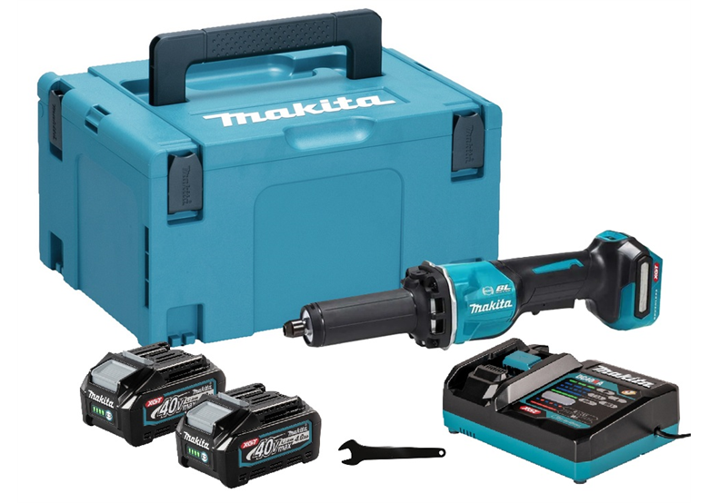 Geradschleifer Makita XGT GD002GM201 2x4.0Ah