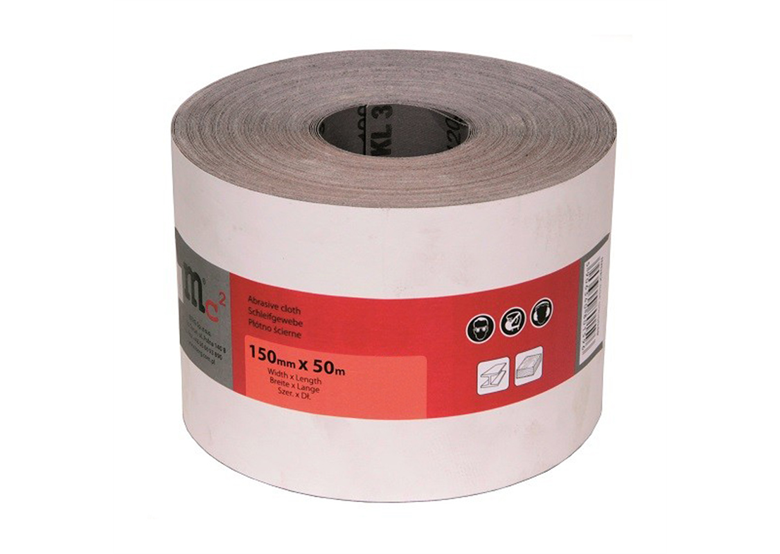 Schleifleinen, Braun, Rolle150mm 50m P240 MC2 B040000030