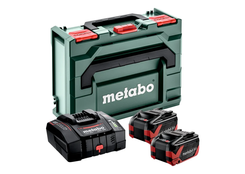 Starterset Metabo 2x8.0Ah LiHDX + ASC 290 + metaBOX 145