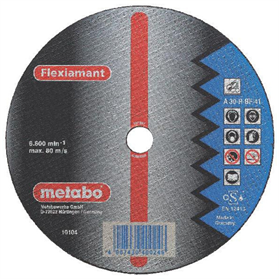 Trennscheibe Flexiamant Stahl A 30-R 230×3,0×22,2mm Metabo 616127000