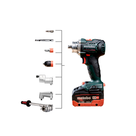 Akku-Bohrschrauber mit Drehmomentvorsatz PowerX3 Metabo BS 18 LTX BL Q I 2x5.5Ah