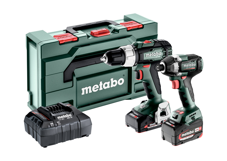 Werkzeugset 18V Metabo CAS BS 18 L/SSD 18 LT 200 BL 1x4.0Ah, 1x2.0Ah