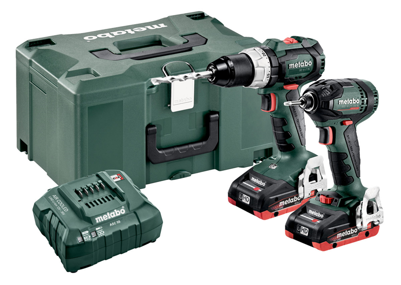 Werkzeugset 18V Metabo CAS Combo Set 2.1.12 3x4.0Ah