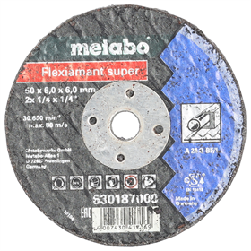 Kleintrennscheibe 50x6x6mm Metabo Flexiamant Super