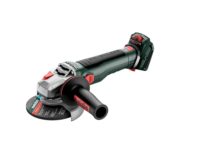 Winkelschleifer im metaBOX Koffer Metabo WVB 18 LT BL 11-125 Quick