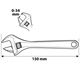 Rollgabelschlüssel 150mm Neo 03-015